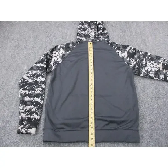 Alabama Crimson Tide Hoodie Mens Medium Gray Camo NCAA Football Colosseum OHT - Picture 5 of 16